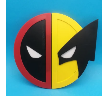 Deadpool and Wolverine 3D printed Drinks Coaster
