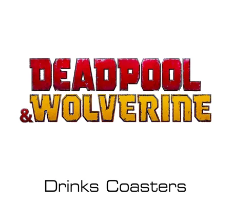 Deadpool & Wolverine drinks coasters