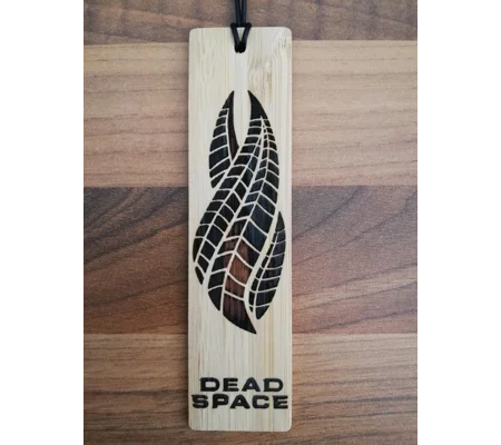 Dead Space laser engraved bookmark