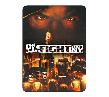 Def Jam Fight For NY Glitter Full Magnetic Back Magnet