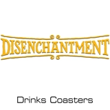 Disenchantment drinks coasters