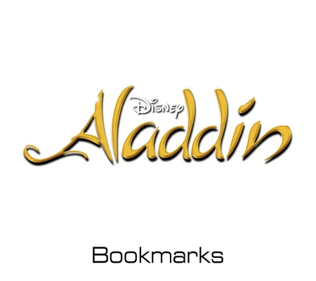 Disney Aladdin bookmarks