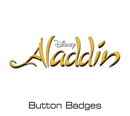 Disney Aladdin button badges