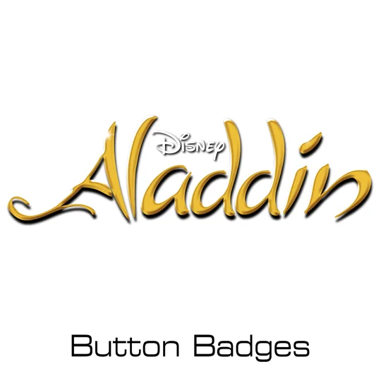 Disney Aladdin button badges