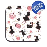 Disney Alice in Wonderland drinks coas..