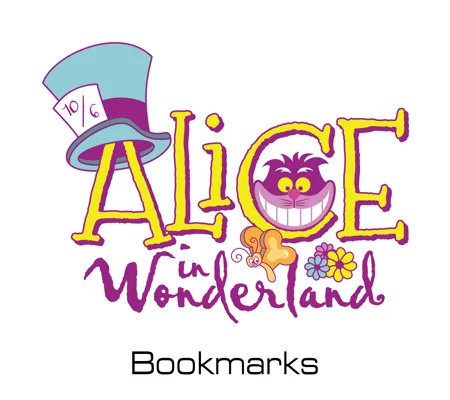 Disney Alice in Wonderland bookmarks