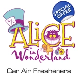 Disney Alice in Wonderland car air fre..