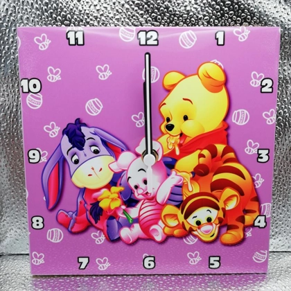 Disney Baby - Winnie the Pooh Ceramic Tile Wall Clock