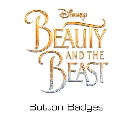 Disney Beauty and the Beast button badges