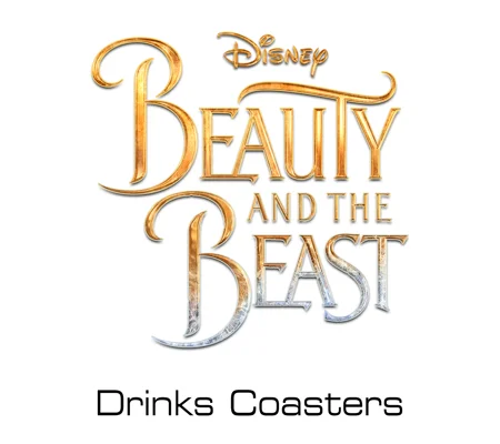Disney Beauty and the Beast drinks coasters