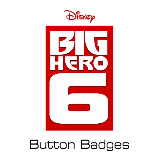 Disney Big Hero 6 button badges