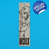 Disney Bolt laser engraved bookmark
