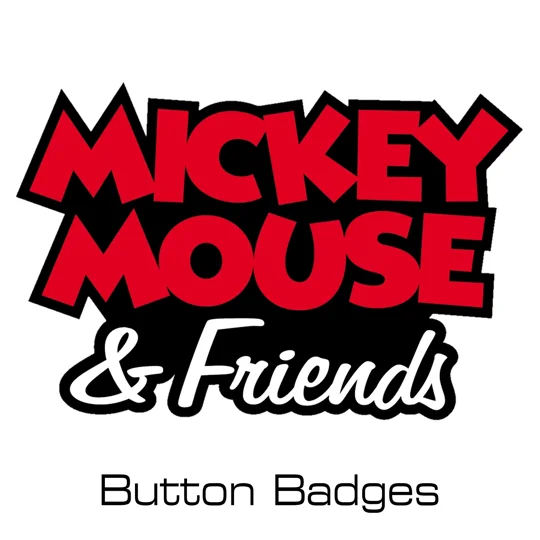 Disney Mickey Mouse & Friends button badges