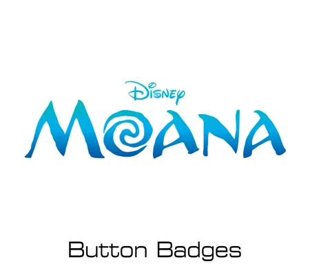 Disney Moana button badges
