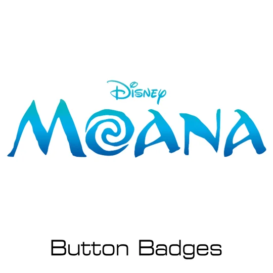 Disney Moana button badges