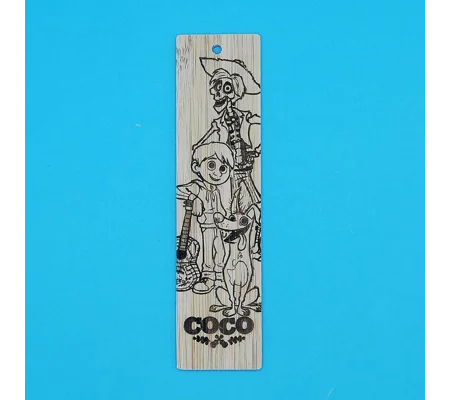 Disney-Pixar Coco laser engraved bookmark