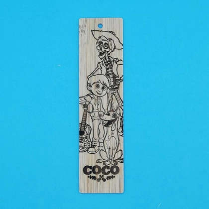 Disney-Pixar Coco laser engraved bookmark Disney-Pixar Coco laser engraved bookmark