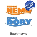 Disney-Pixar Finding Nemo/Dory bookmarks