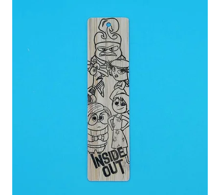 Disney-Pixar Inside Out laser engraved bookmark