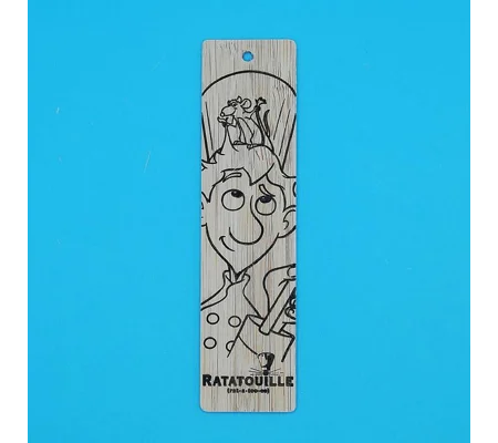 Disney-Pixar Ratatouille laser engraved bookmark