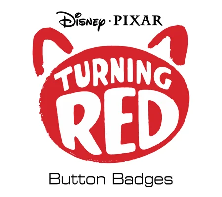 Disney-Pixar Turning Red button badges