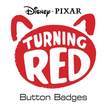 Disney-Pixar Turning Red button badges Disney-Pixar Turning Red button badges