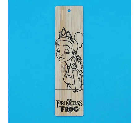 Disney Princess and the Frog laser engraved bookmark