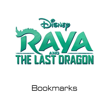 Disney Raya and the Last Dragon bookmarks
