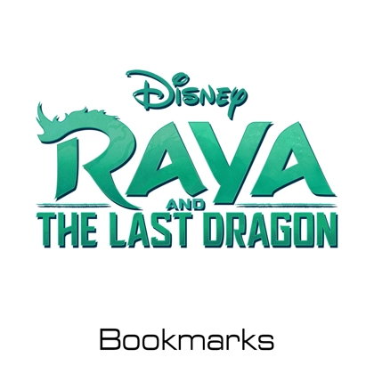Disney Raya and the Last Dragon bookmarks Disney Raya and the Last Dragon bookmarks