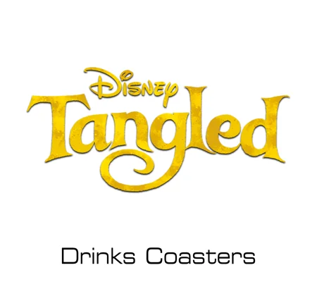 Disney Tangled drinks coasters