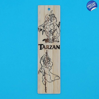 Disney Tarzan laser engraved bookmark Disney Tarzan laser engraved bookmark