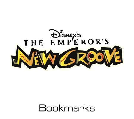 Disney Emperor's New Groove bookmarks