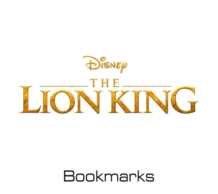 Disney The Lion King bookmarks