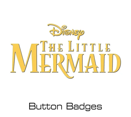 Disney The Little Mermaid button badges