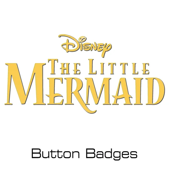 Disney The Little Mermaid button badges