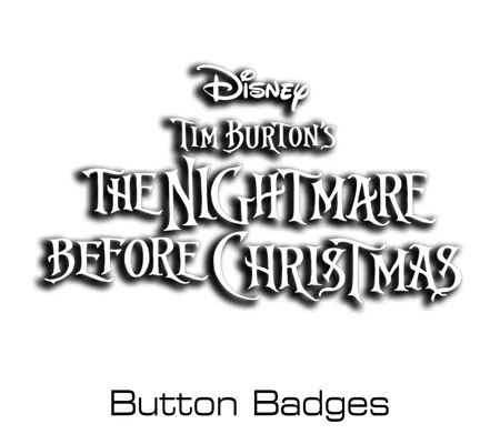 Disney The Nightmare Before Christmas button badges
