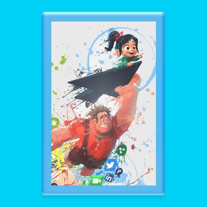 Disney Wreck-It-Ralph magnets Disney Wreck-It-Ralph magnets