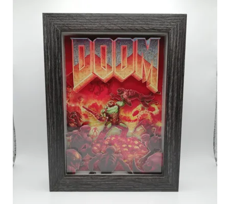 DOOM 2016 3D shadow box