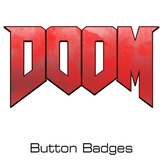 DOOM button badges