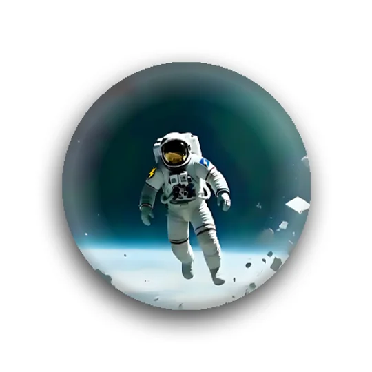 DPWP Music - Album - Memoirs of the Spaceman button badges
