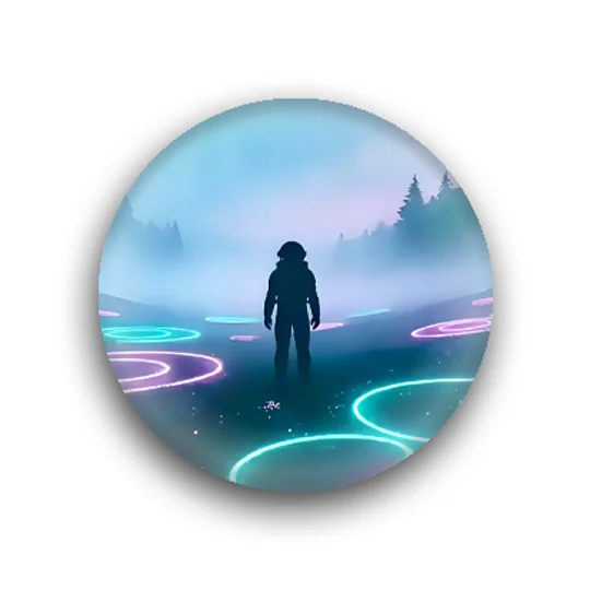 DPWP Music - Album - Memoirs of the Spaceman button badges