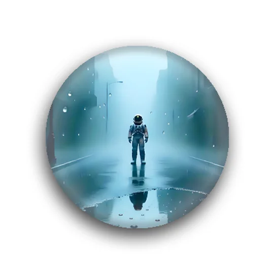 DPWP Music - Album - Memoirs of the Spaceman button badges