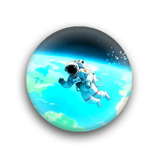 DPWP Music - Album - Memoirs of the Spaceman button badges
