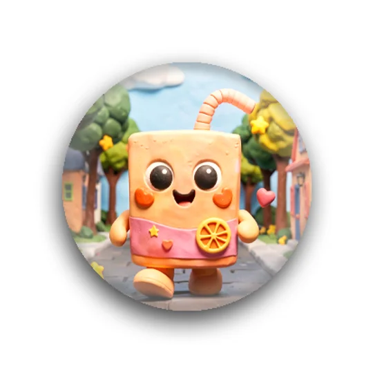 DPWP Music - Album - Juicebox - I Love Juice button badges