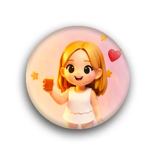 DPWP Music - Album - Juicebox - I Love Juice button badges