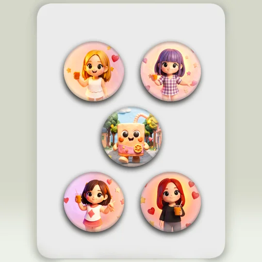 DPWP Music - Album - Juicebox - I Love Juice button badges