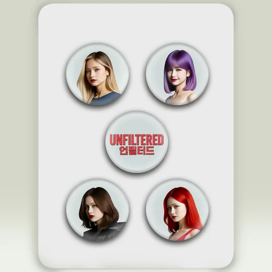 DPWP Music - Album - Unfiltered button badges