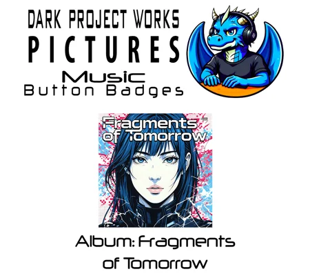 DPWP Music - Album - Fragments of Tomorrow button badges