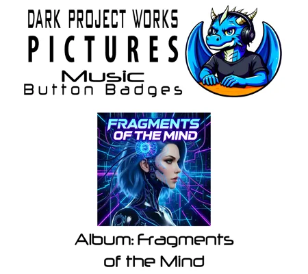 DPWP Music - Album - Fragments of the Mind button badges