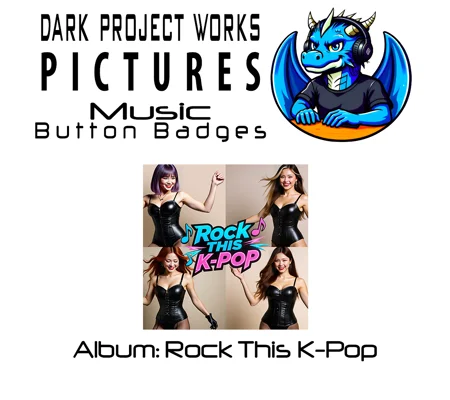 DPWP Music - Album - Rock This K-Pop button badges